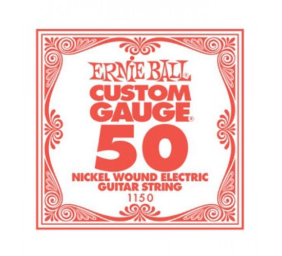 Ernie Ball 1150 струна для электро и акустических гитар. Сталь, калибр .050