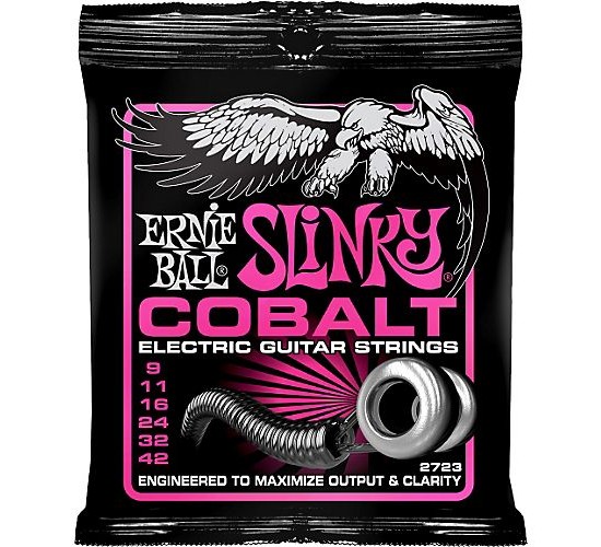 Ernie Ball 2723 струны для эл.гитары Cobalt Super Slinky (9-11-16-24-32-42)