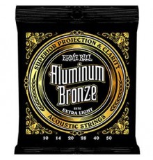 Ernie Ball 2570 струны для акуст.гитары ALUMINUM BRONZE EXTRA LIGHT (10-14-20w-28-40-50)