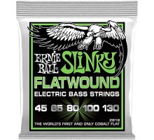 Ernie Ball 2816 струны для 5-cтрунной бас-гитары Regular Slinky Flatwound Cobalt (45-65-80-100-130)