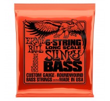Ernie Ball 2838 струны для 6-струнной бас-гитары Nickel Wound Bass Long Scale Slinky 6 (37 1/4") (32-45-65-80-100-130)