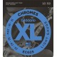 D'Addario ECG25 Chromes Flat Wound Комплект струн для электрогитары, Light, 12-52.