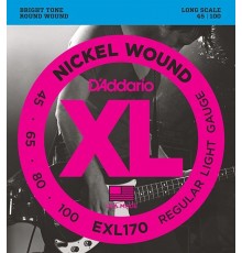 D'Addario EXL170 XL NICKEL WOUND Струны для бас-гитары Long Regular Light 45-100