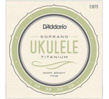 D'Addario EJ87S Titanium Комплект струн для укулеле сопрано (028, .033, .040, .029)