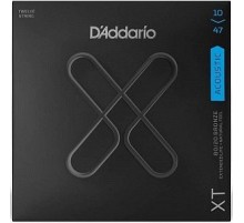 D'Addario XTABR1047-12 XT Комплект струн для 12-струнной акуст.гитары, бронза, 10-47, с покрытием