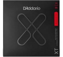 D'Addario XTABR1356 XT Комплект струн для акустической гитары, бронза 80/20, 13-56, с покрытием