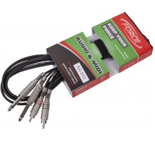 Force FLC-37/3 аудио шнур 2хRCA - 2xJack mono, 3,0м