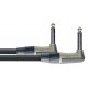 Stagg NPC030LR гитарный патч шнур, jack-jack, угловой, длина 30см.