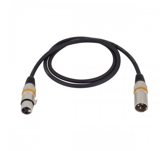 Rockcable RCL30351 D6 Микрофонный кабель XLR(М) XLR( F) 1 метр. Металл. корп.