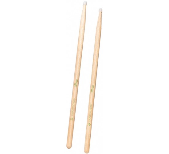 Stagg SHV5AN Барабанные палочки, Hickory, подобраны в пары по весу, цвету и звучанию, нейлоновая головка, 5A