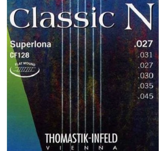 Thomastik CF128 Classic N Комплект струн для классической гитары, нейлон/хромированная сталь 027-045