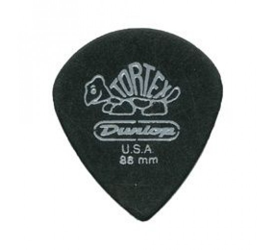 Dunlop Tortex Pitch Black Jazz III Медиатор, толщина 0,88мм