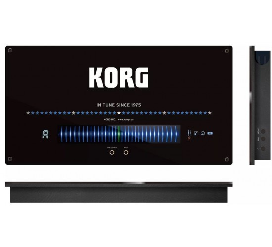 Korg WDT-1 тюнер цифровой хроматический настенный, цвет черный, синяя шкала