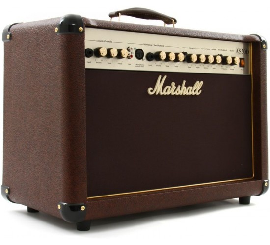 Marshall AS50D усилитель комбо для акустической гитары, транзисторный, 2x8, 50Вт