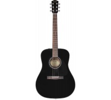 Fender CD-60 Dread V3 DS BLK WN акустическая гитара, цвет черный