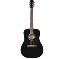 Fender CD-60 Dread V3 DS BLK WN акустическая гитара, цвет черный