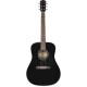 Fender CD-60 Dread V3 DS BLK WN акустическая гитара, цвет черный