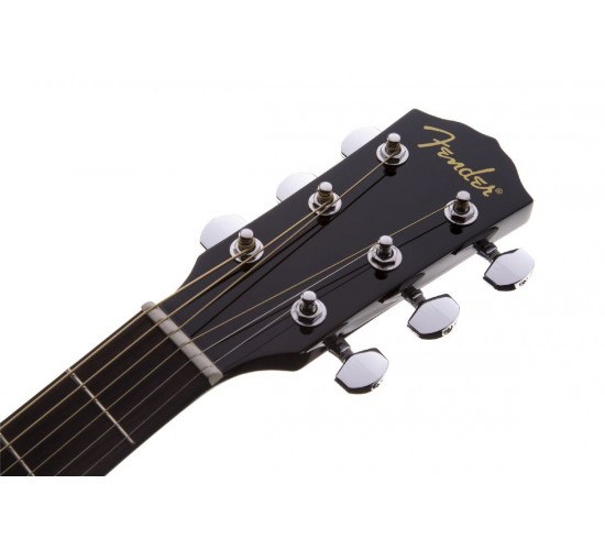 Fender CD-60 Dread V3 DS BLK WN акустическая гитара, цвет черный