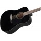 Fender CD-60 Dread V3 DS BLK WN акустическая гитара, цвет черный