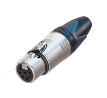Neutrik NC7FXX разъем XLR female/мама кабельный, 7 контактов, посеребренные контакты
