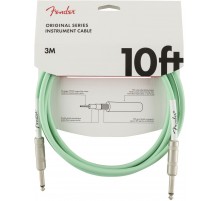 Fender 10' Original Instr. Cable SFG Surf Green инструментальный кабель, зеленый, длина 3м