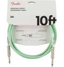 Fender 10' Original Instr. Cable SFG Surf Green инструментальный кабель, зеленый, длина 3м