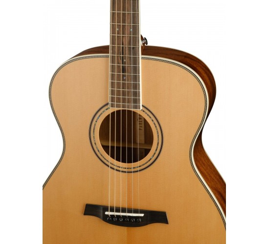 Parkwood P620 акустическая гитара, с футляром, цвет натуральный, отделка глянцевая