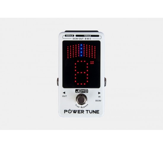 Joyo JF-18R-Power-Tune Тюнер педальный со встроенным блоком питания на 8 педалей