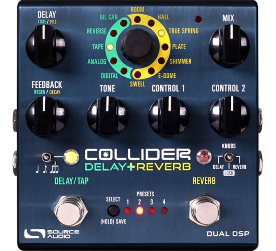 Source Audio One Series Collider Stereo Delay Reverb гитарный эффект