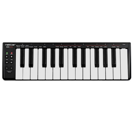 Nektar SE25 USB MIDI клавиатура, 25 клавиш, двух октавная, Bitwig 8 track