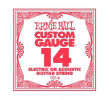 Ernie Ball 1014 струна для электро и акустических гитар. Сталь, калибр .014