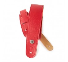 Planet Waves 20GL02 Slim Garment Ремень для гитары, кожа, красный