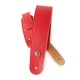 Planet Waves 20GL02 Slim Garment Ремень для гитары, кожа, красный