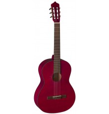 La Mancha Rubinito Rojo SM классическая гитара, цвет see through red open pore