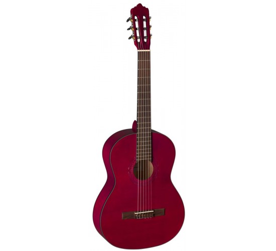 La Mancha Rubinito Rojo SM классическая гитара, цвет see through red open pore
