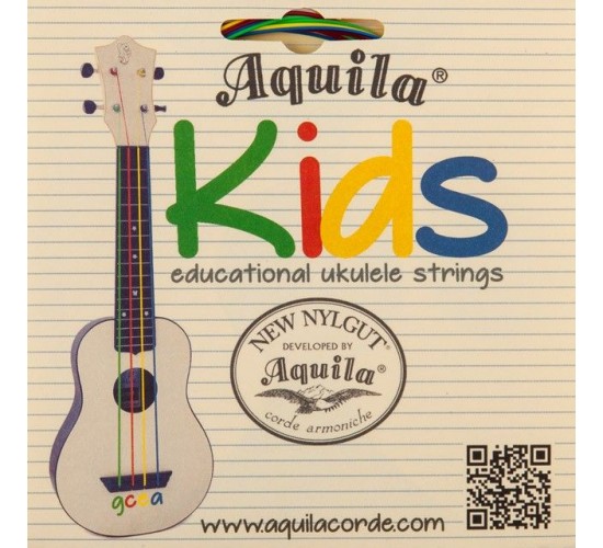 Aquila KIDS 138U разноцветные струны для укулеле сопрано/концерт/тенор