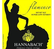 Hannabach 827SLT Yellow FLAMENCO Струны для классической гитары желтый нейлон/посеребренные
