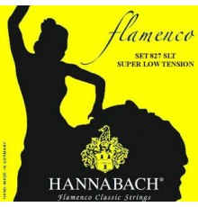 Hannabach 827SLT Yellow FLAMENCO Струны для классической гитары желтый нейлон/посеребренные