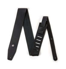Dunlop BMF12BK BMF Ремень для гитары, черный, кожаный, ширина 2.5"