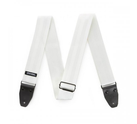 Dunlop DST70-01WH Deluxe Seatbelt ремень для гитары, белый