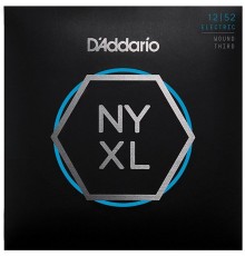 D'Addario NYXL1252W комплект струн для электрогитары, Light, опл.3-ей струны, 12-52
