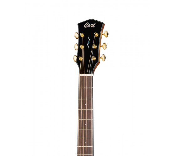 Cort Gold A6 NAT электроакустическая гитара, с чехлом, цвет натуральный
