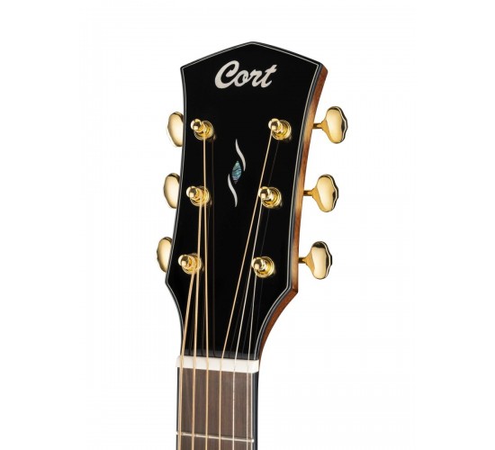 Cort Gold A6 NAT электроакустическая гитара, с чехлом, цвет натуральный