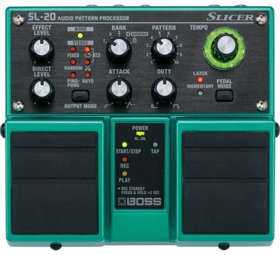 Boss SL-20 сдвоенная гитарная педаль Slicer (выставочный образец)