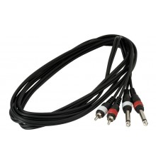 Rockcable RCL20934 D4 шнур 2 х джека - 2 х RCA 3 м