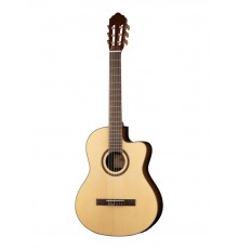 Cort AC160CF NAT класcическая гитара со звукоснимателем, с вырезом, цвет натуральный лак.