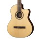 Cort AC160CF NAT класcическая гитара со звукоснимателем, с вырезом, цвет натуральный лак.