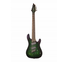 Cort KX507MS SDG электрогитара 7-струнная, мультимензурная, зеленая