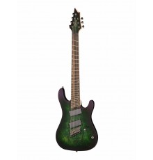 Cort KX507MS SDG электрогитара 7-струнная, мультимензурная, зеленая