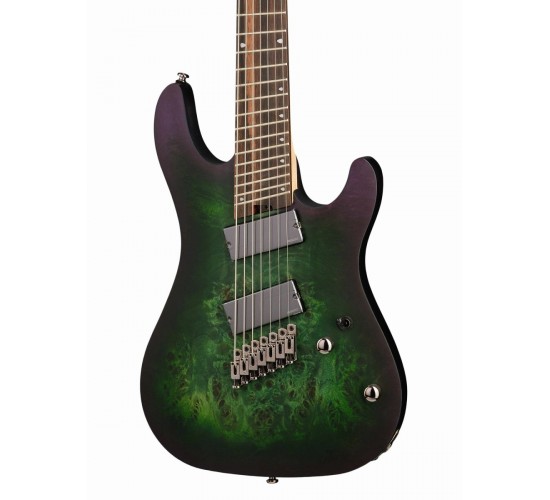 Cort KX507MS SDG электрогитара 7-струнная, мультимензурная, зеленая